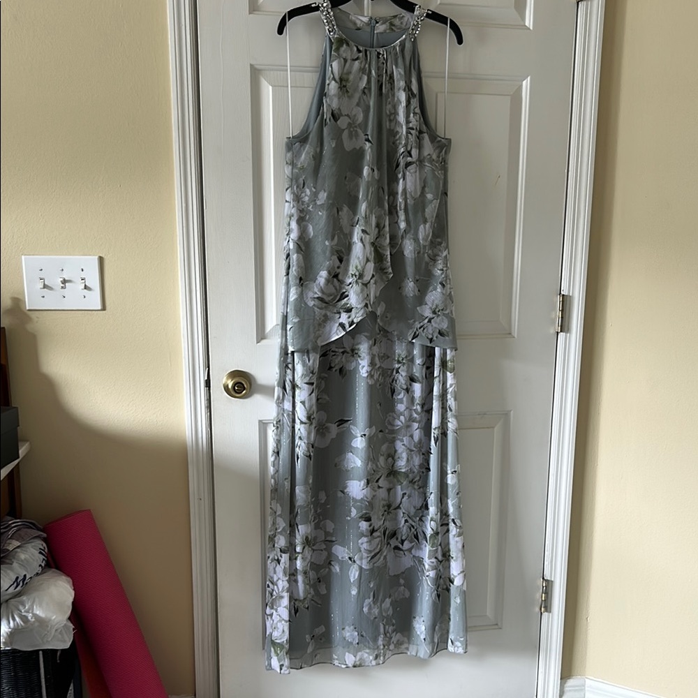 Ignite Evenings Floral Halter Dress